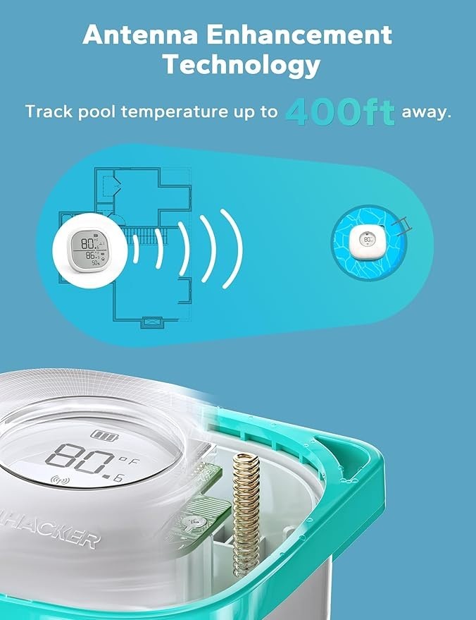 Wireless Floating Pool Thermometer - PoolHacker