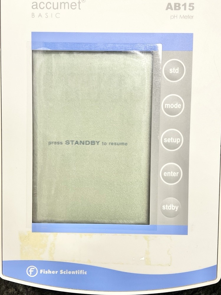 Fisher Scientific Accumet Basic AB15 PH Meter W/ Manual *TESTED*
