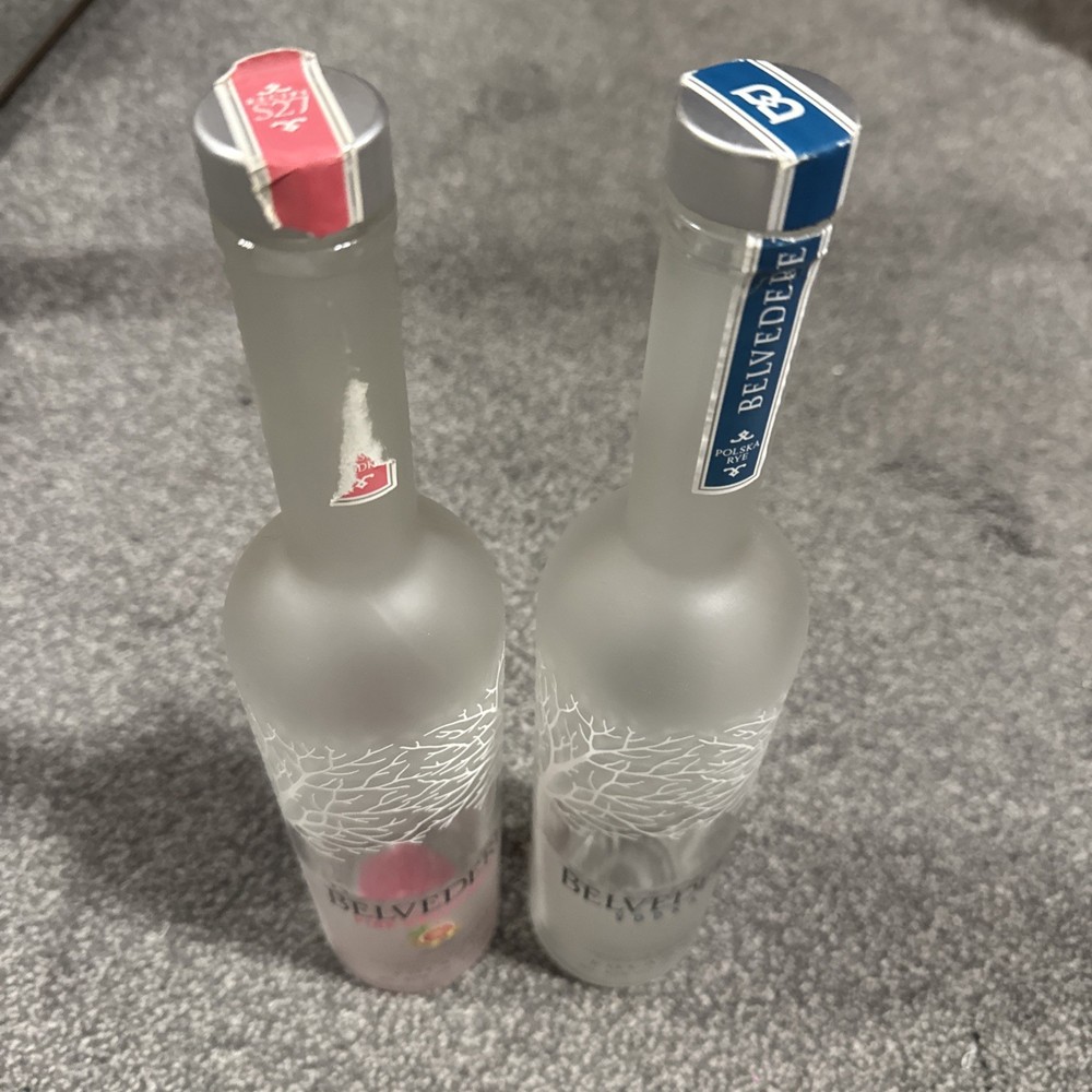 Belvedere Vodka Bottle Empty 70cl x 2 (empty)