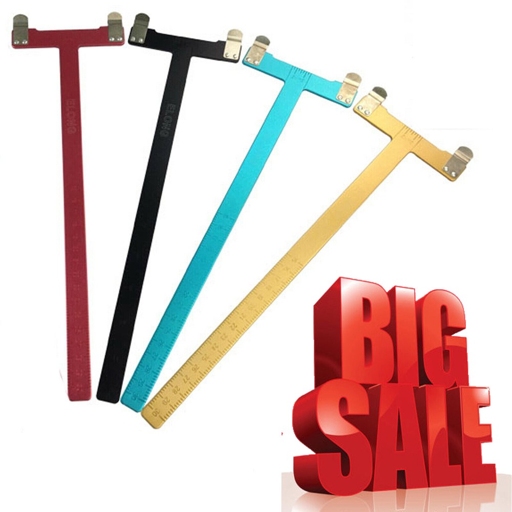 Archery T Square Bow Ruler Tuning Tool Arrow Nocking Points Recurve Compound