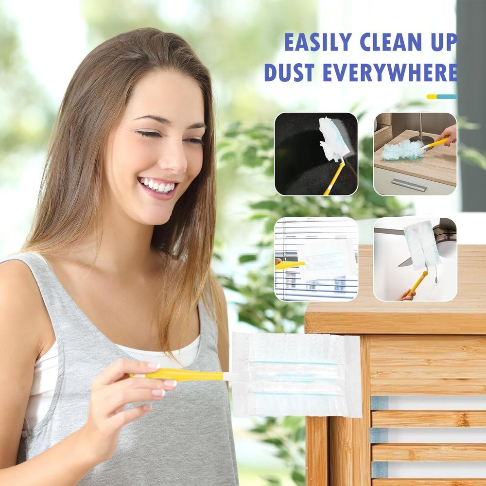 30 Count Duster Refills Compatible with Dusters 180° Handle Dusters, 180