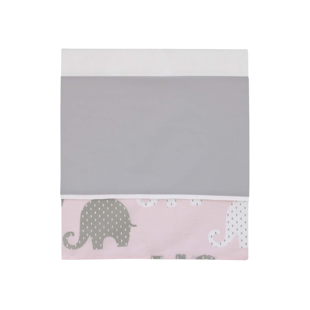 NOJO Dreamer - Pink/Grey Elephant 8 Piece Comforter Set