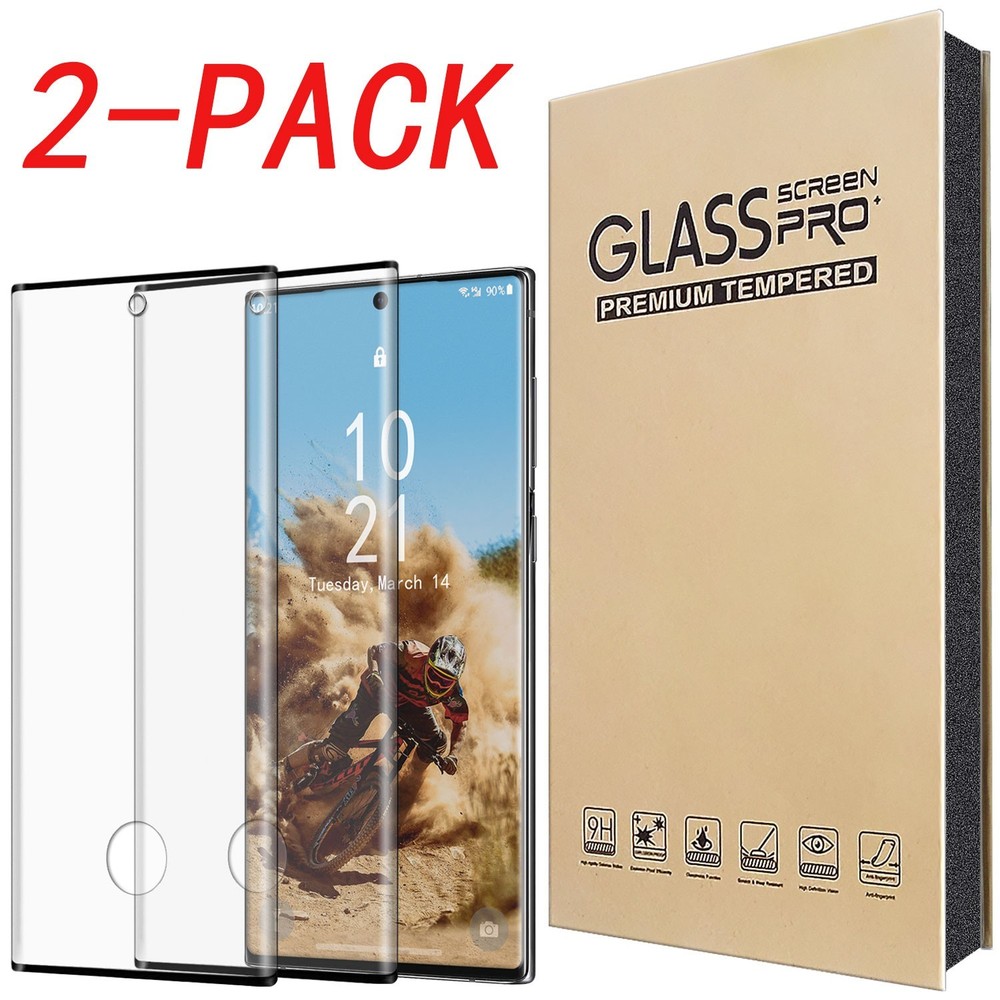 2x Clear Tempered Glass Screen Protector For Samsung Galaxy Note 10/Note10 Plus