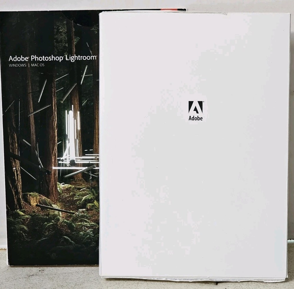 Adobe Photoshop Lightroom 5 Software DVD Unknown Redemption Code Status - As Is