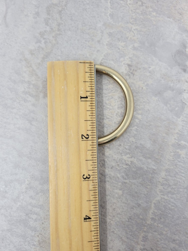 Solid Brass Ring 2” OD – Cast Seamless Round Ring – Craft Hardware – Bulk