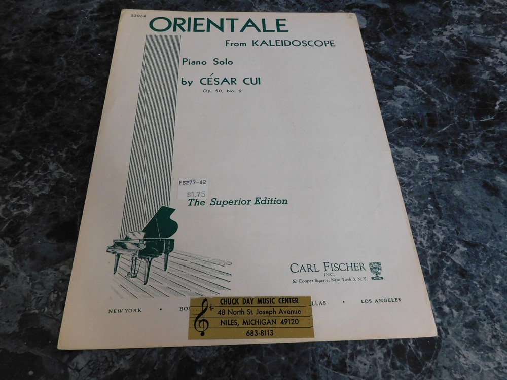 Orientale from Kaleidoscope by Cesar Cui