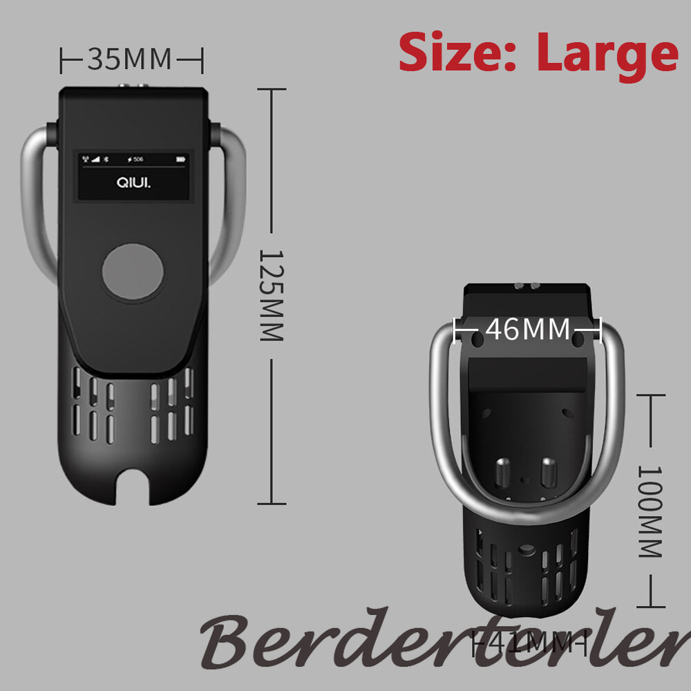 New QIUI Upgraded Cellmate 3 Cage APP Remote Control Shock Cage Chastity Belt