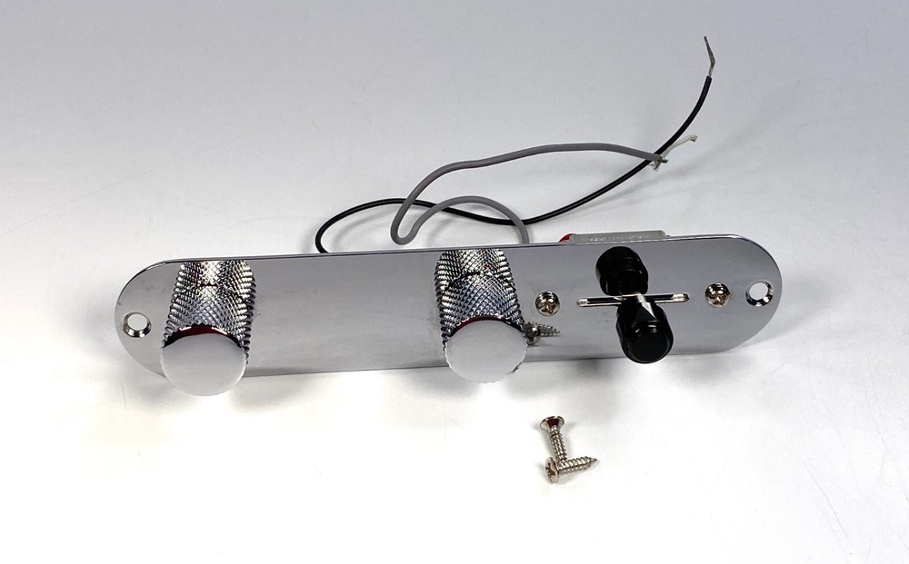 OEM Fender Squier Tele CONTROL PLATE w/ POTS & KNOBS Telecaster Affinity Screws