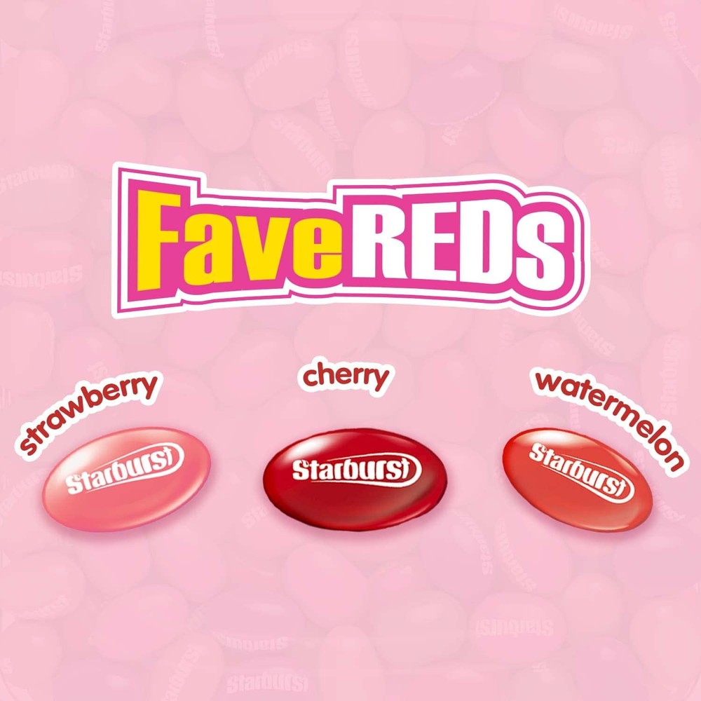 STARBURST Red FruitFlavored Jelly Beans Easter Candy, Jellybeans for Easter B...