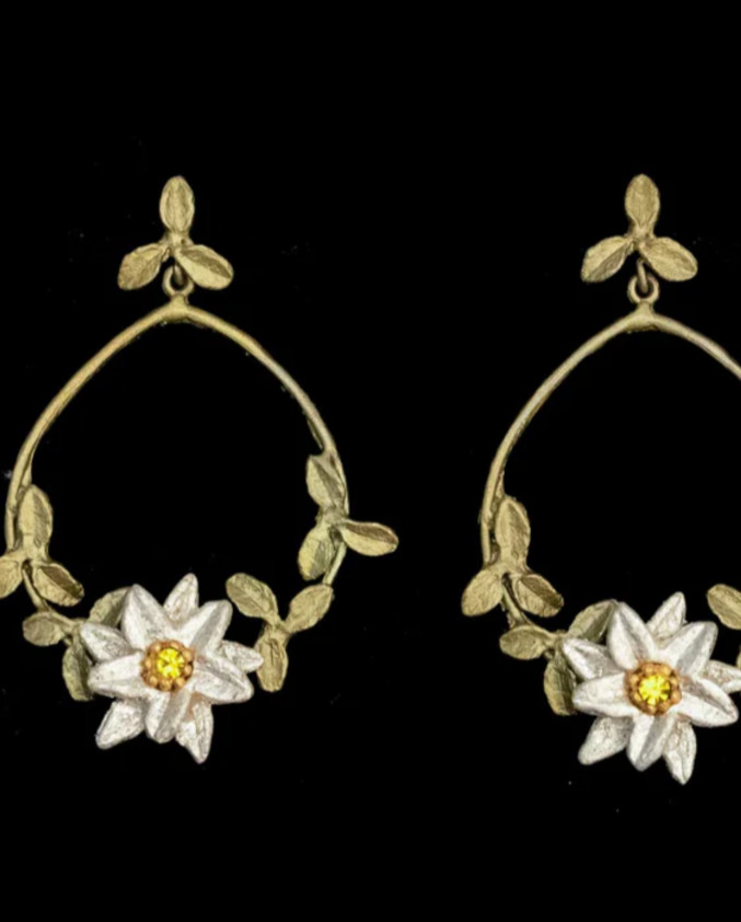 MICHAEL MICHAUD EDELWEISS HOOP EARRINGS  3859