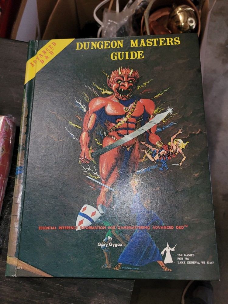 Advanced D&D, dungeons and dragons dungeon masters guide TSR games 3B39
