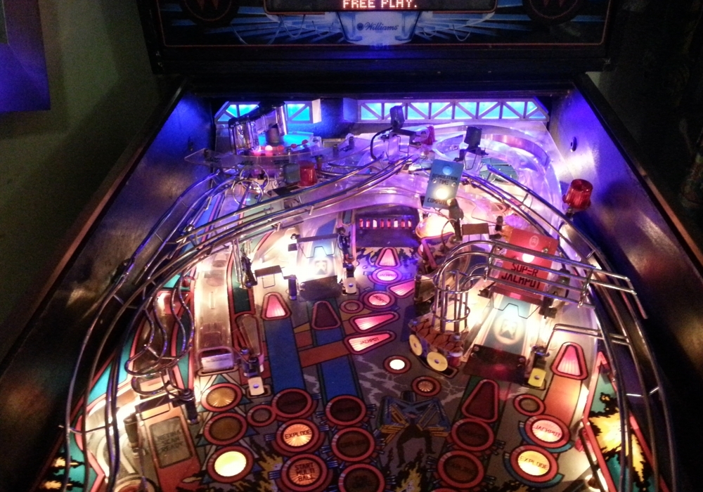 DEMOLITION MAN Pinball Gantry light mod kit BLUE