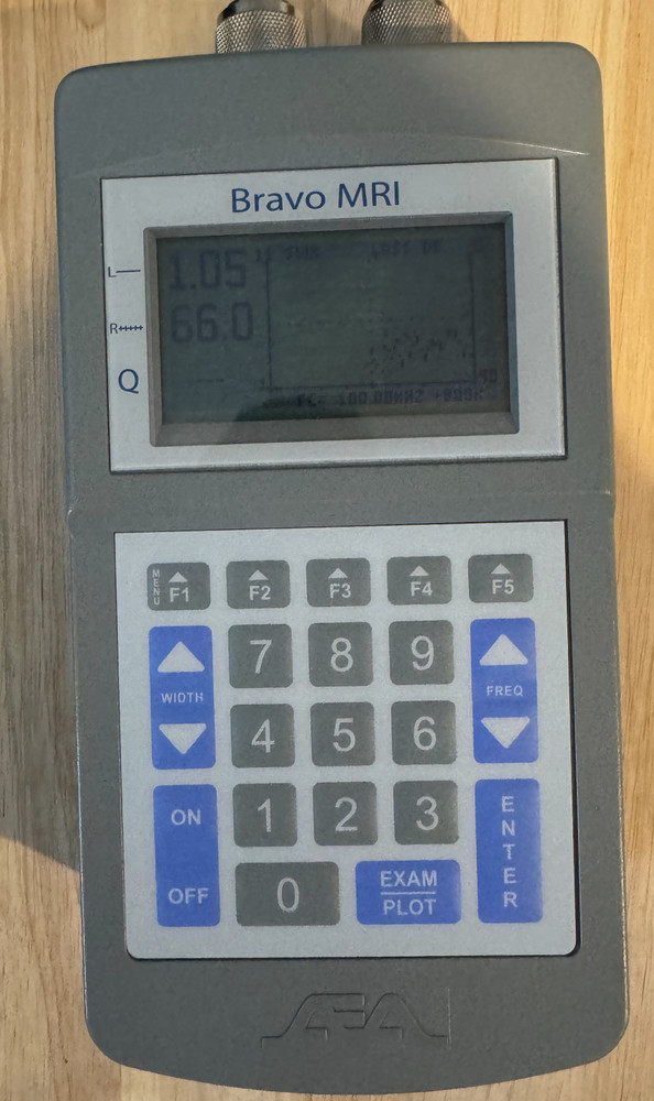 AEA VIA Bravo MRI II Portable Network Analyzer 0.1-200 MHz With Accessories