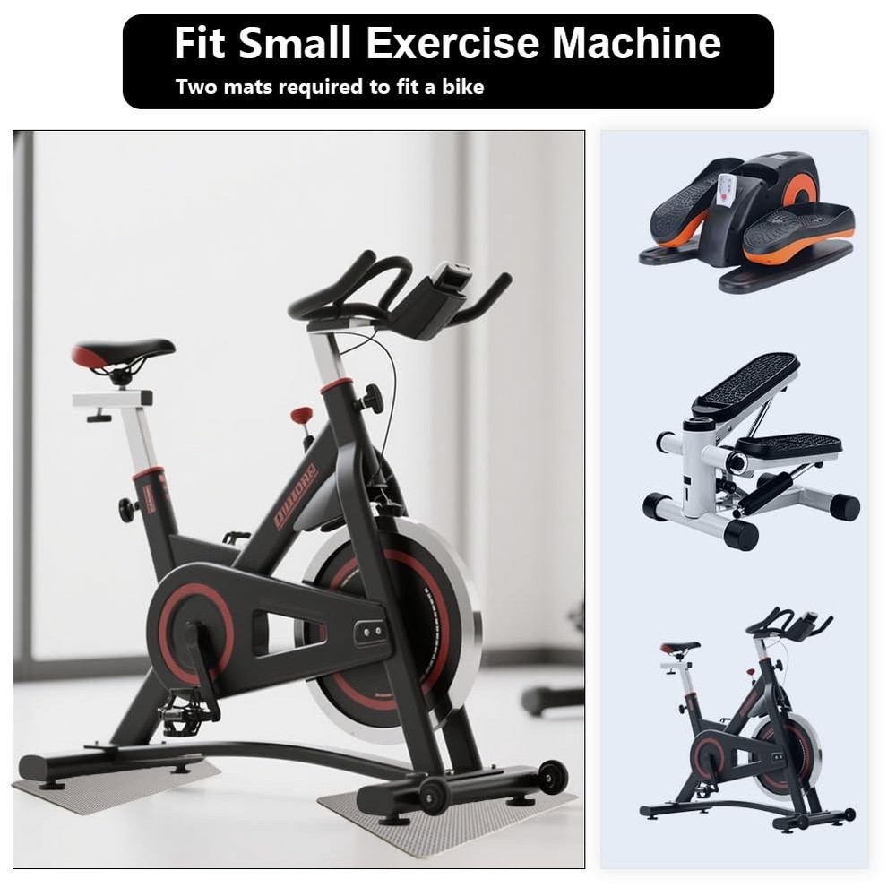 Double Sided Non Slip Mat Stepper Exercise Machine Under Desk Mini Elliptical