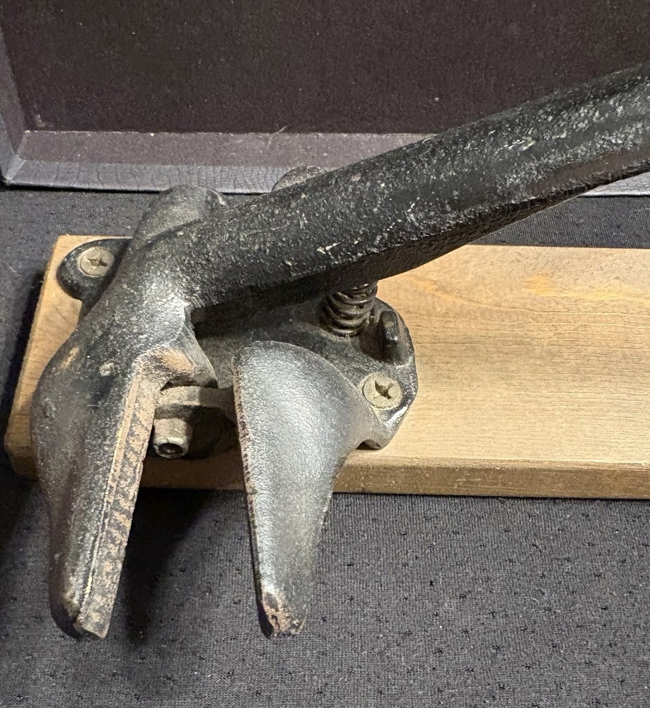 Carolina Cracker, a heavy-duty, wall-mounted lever-style nutcracker