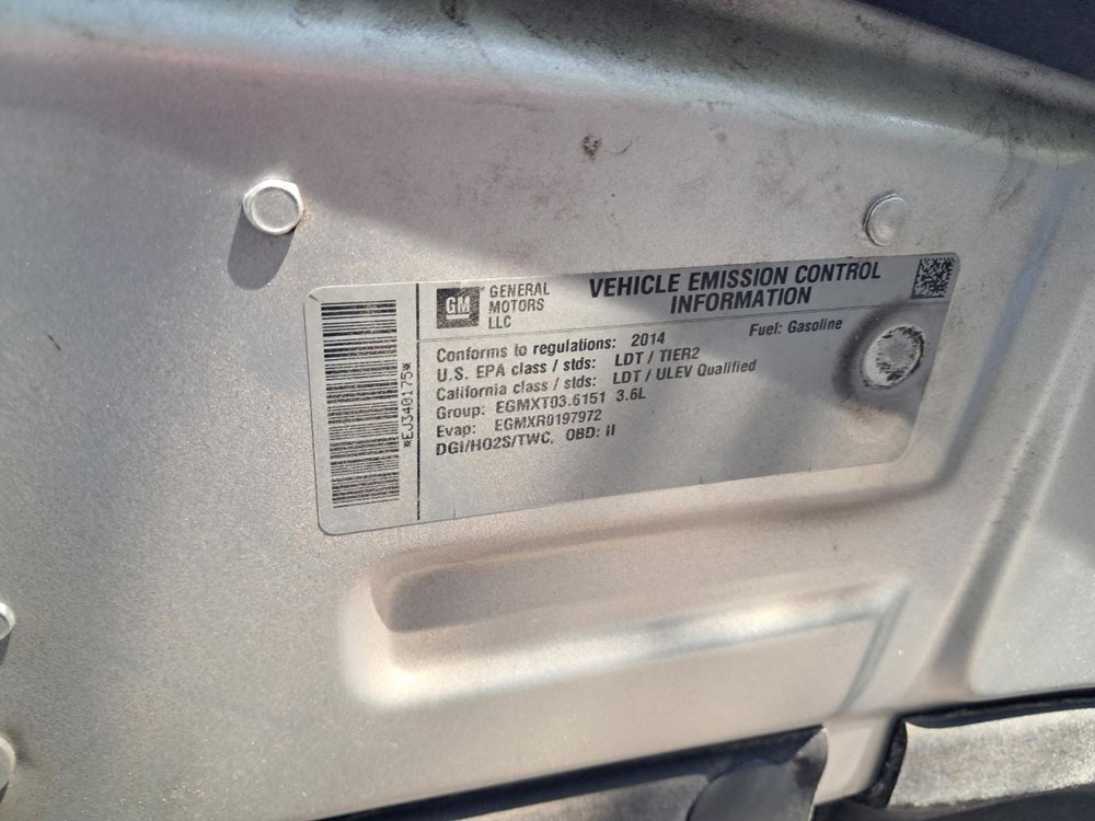 TRAVERSE 2014 Glove Box 4860658