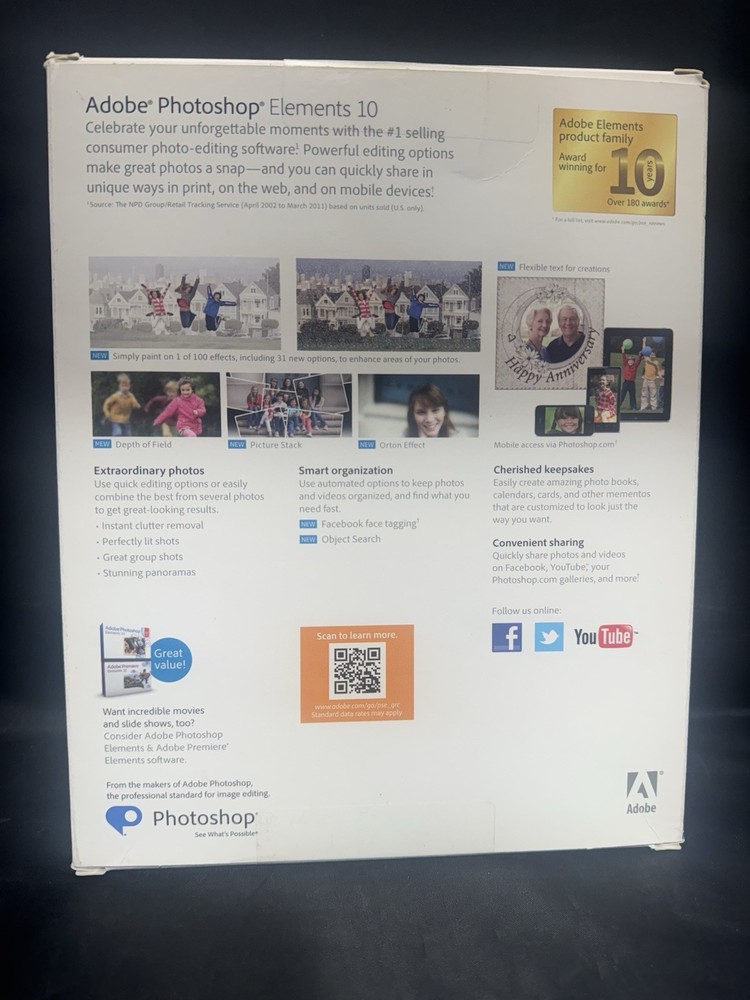 Adobe Photoshop Elements 10 for PC Or Mac With Serial