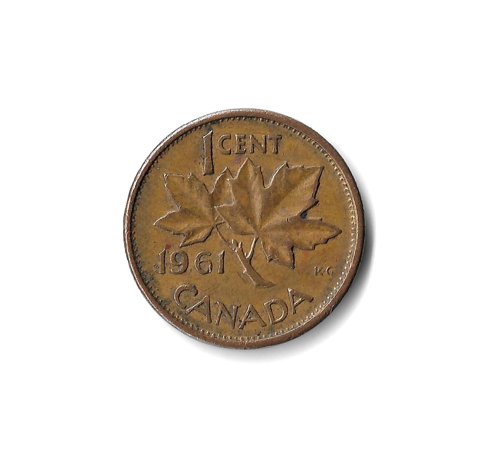 1961 Canada - 1 Cent - 316 - Bronze - 3.2g