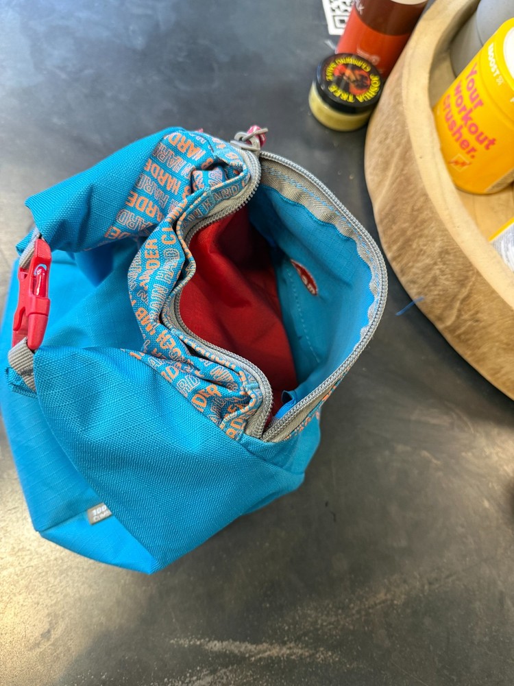 Moon climbing Boulder chalk Bag blue large