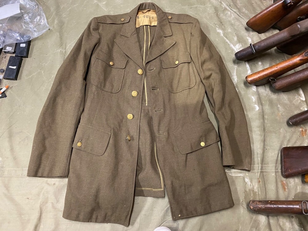 ORIGINAL WWII US ARMY M1938 CLASS A DRESS JACKET-SIZE 39EXL MEDIUM EXTRA LONG