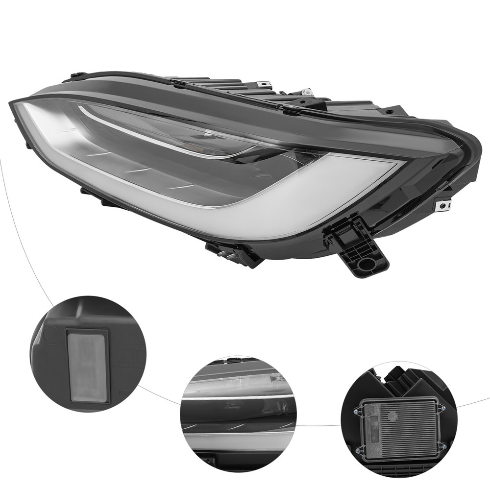 For 2021-2024 Tesla Model X LED Headlight Assembly Headlamp Left Driver Side