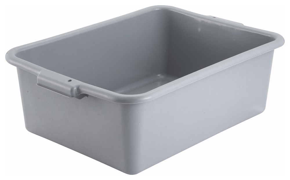 7" Dish Box, Standard Weight, Gray (6 Each)