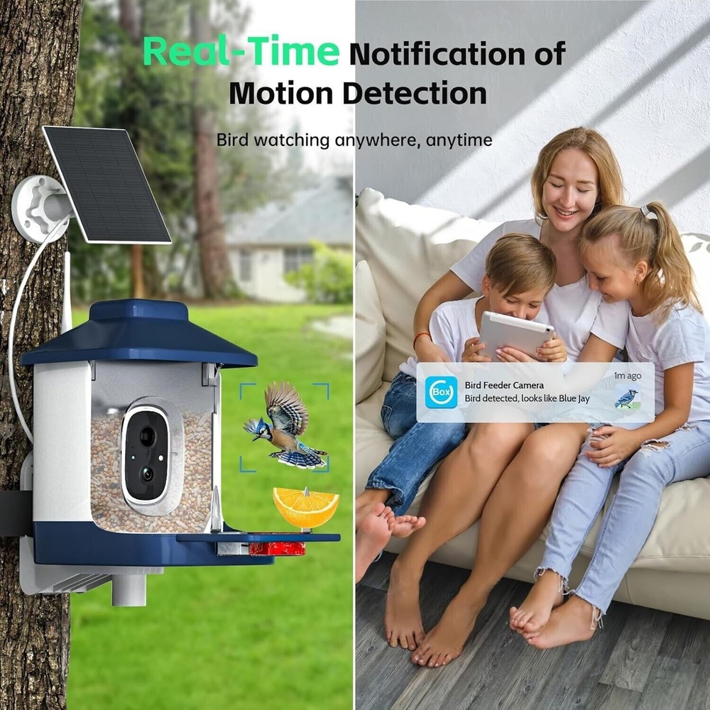 AI Smart Bird Feeder with Camera *NAVFS* Best