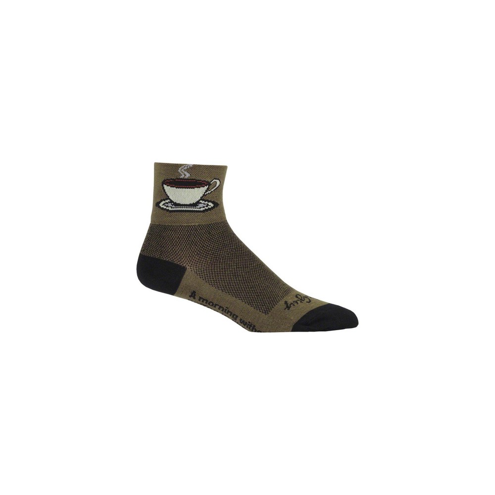 SockGuy Classic Java Sock: Brown LG/XL