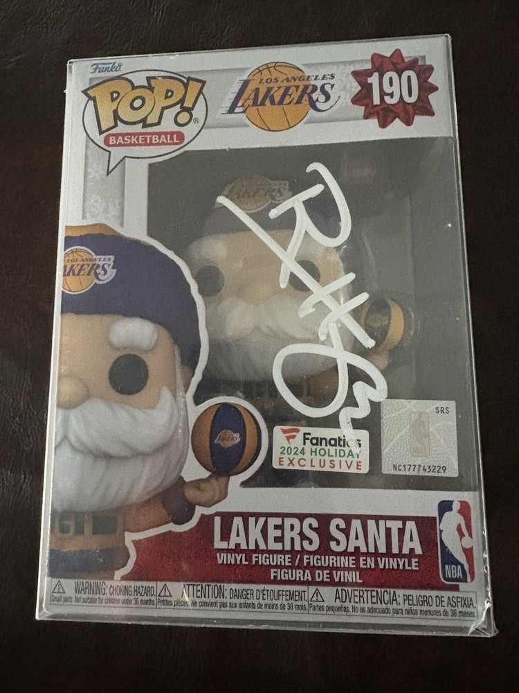 Ron Harper Autographed Funko Pop Lakers SWAU CERTIFIED