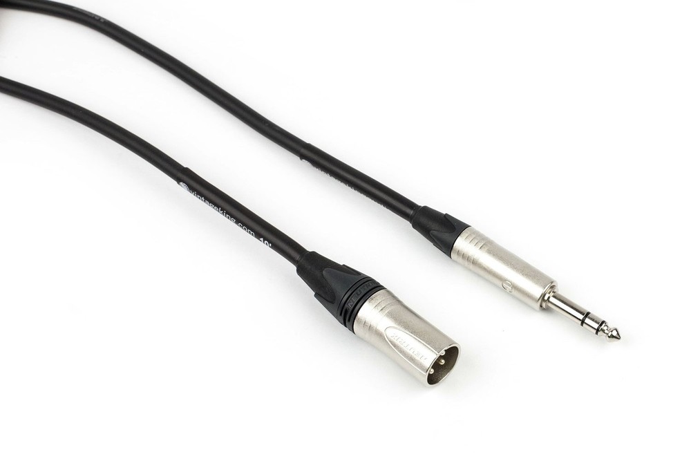 Vintage King Project Studio Patch TRS - XLRM - 15'