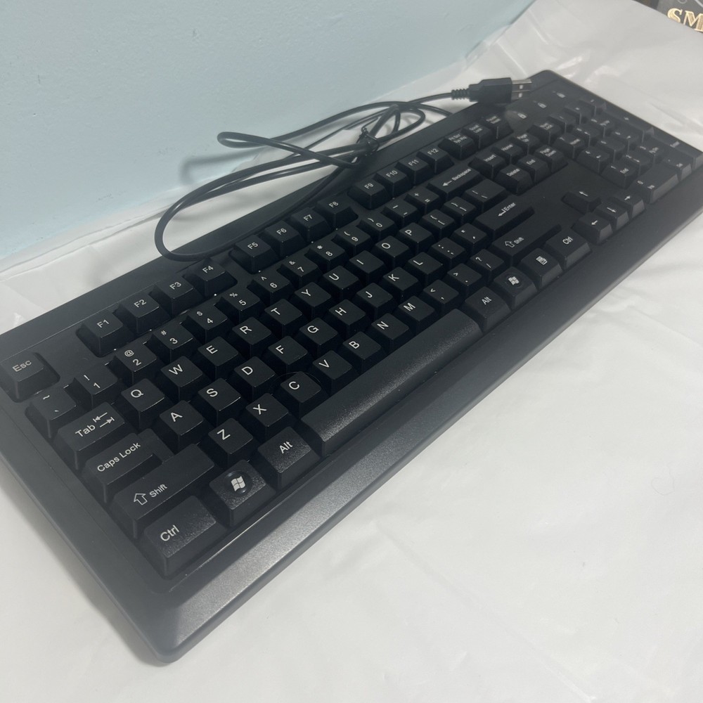 Kensington K72436AM Keyboard & Mouse Desktop Set, Wired USB, Black