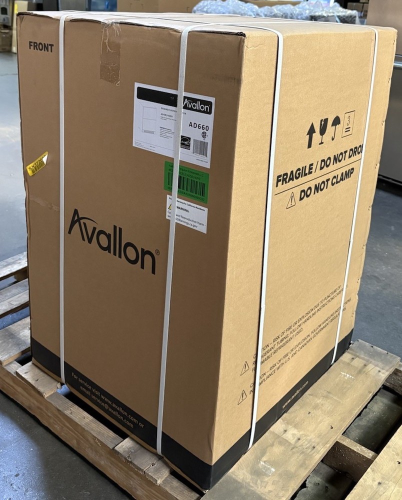 Avallon ADDR242PR 24" Double Refrigerator Drawer - Panel Ready