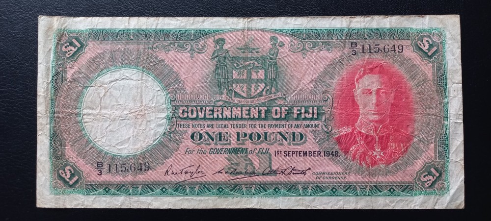 Fiji £1 Pound, 1948, (P-40c)