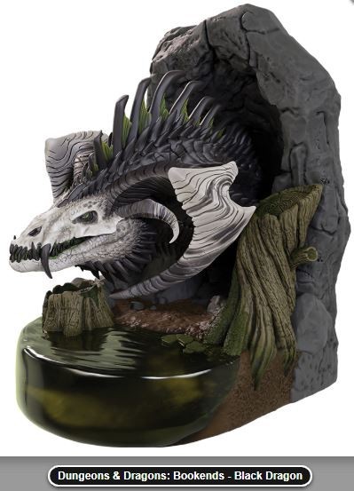 Dungeons & Dragons: Bookends - Black Dragon