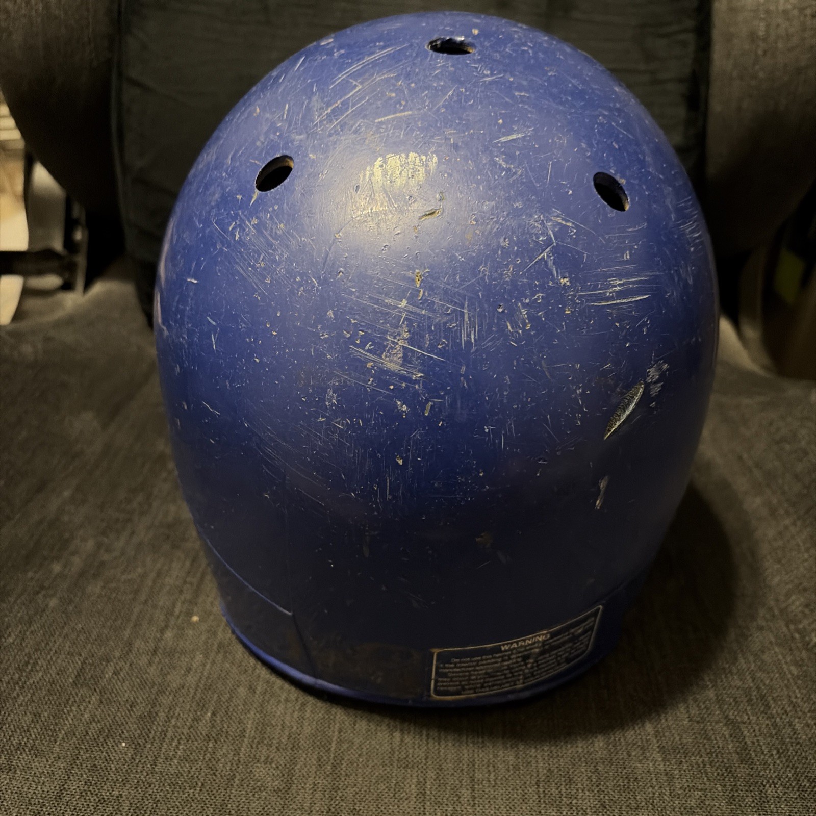 Rare Chicago Cubs Used Batting Helmet Cracked Vintage LG