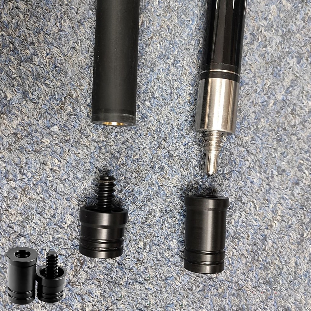 Stick Joint Protector 3/8x10 Pool Thread Cap Joints Protectors Black