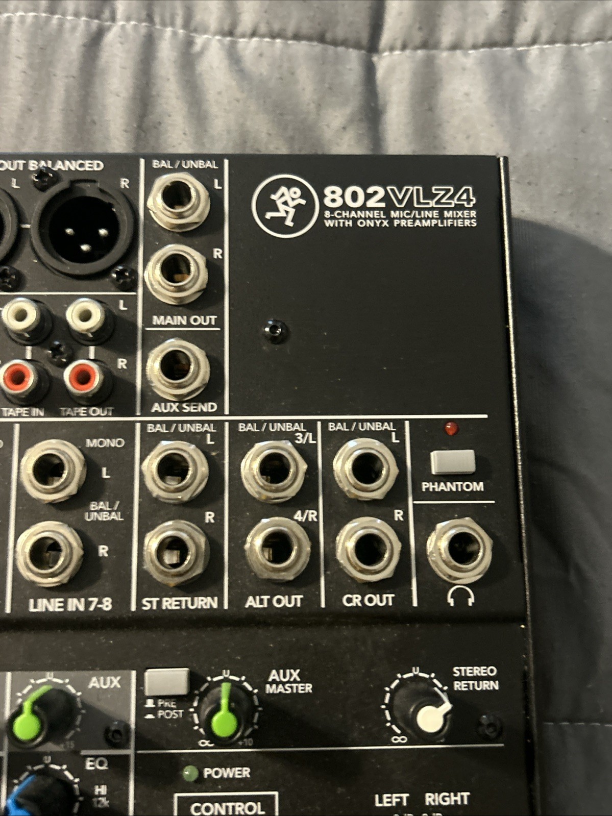 Used Mackie 802VLZ4 8-Channel Ultra Compact Mixer Clean No Power Cord