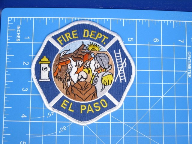 El Paso Texas Fire Dept patch-current style