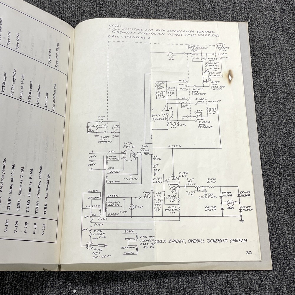 Polytechnic Research PRD Type 650-B Universal Power Bridge Instructions 1956