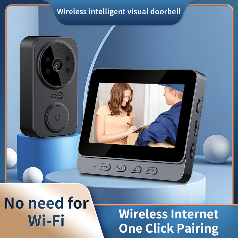Smart Wireless WiFi Doorbell Intercom Video Camera Door Bell Chime Security ➙