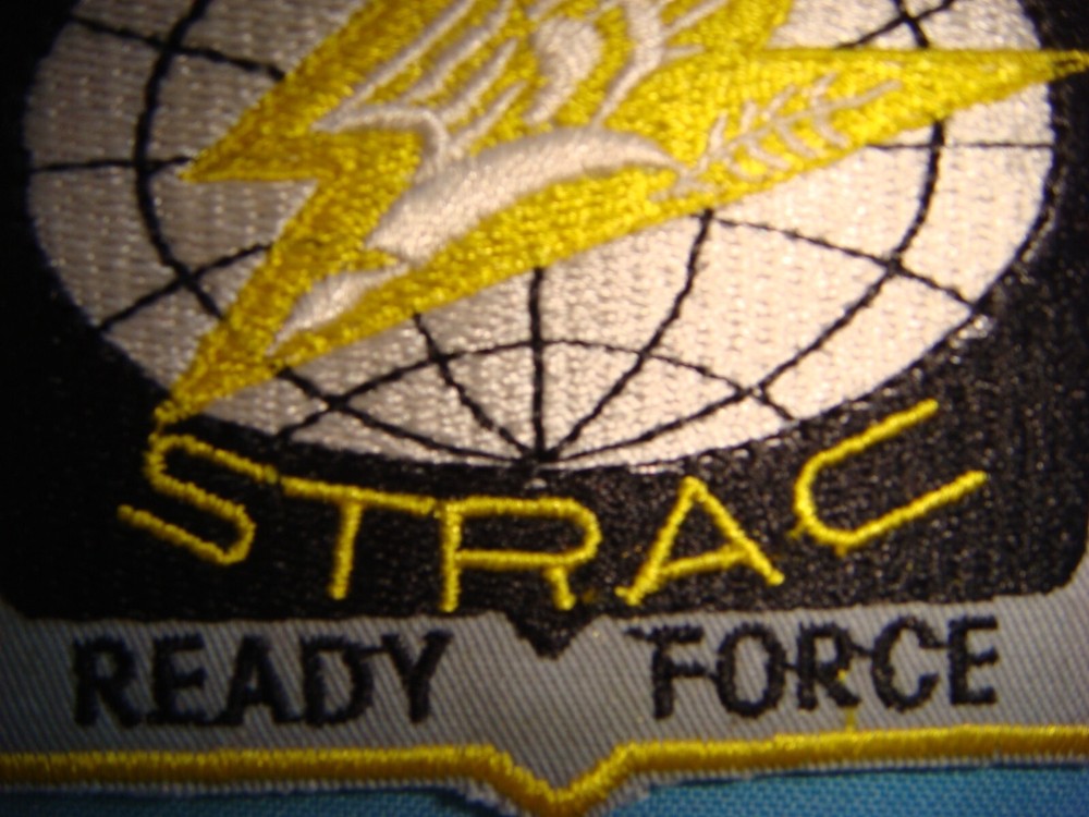 PATCH US ARMY STRATEGIC ARMY CORPS STRAC COMMAND READY FORCE