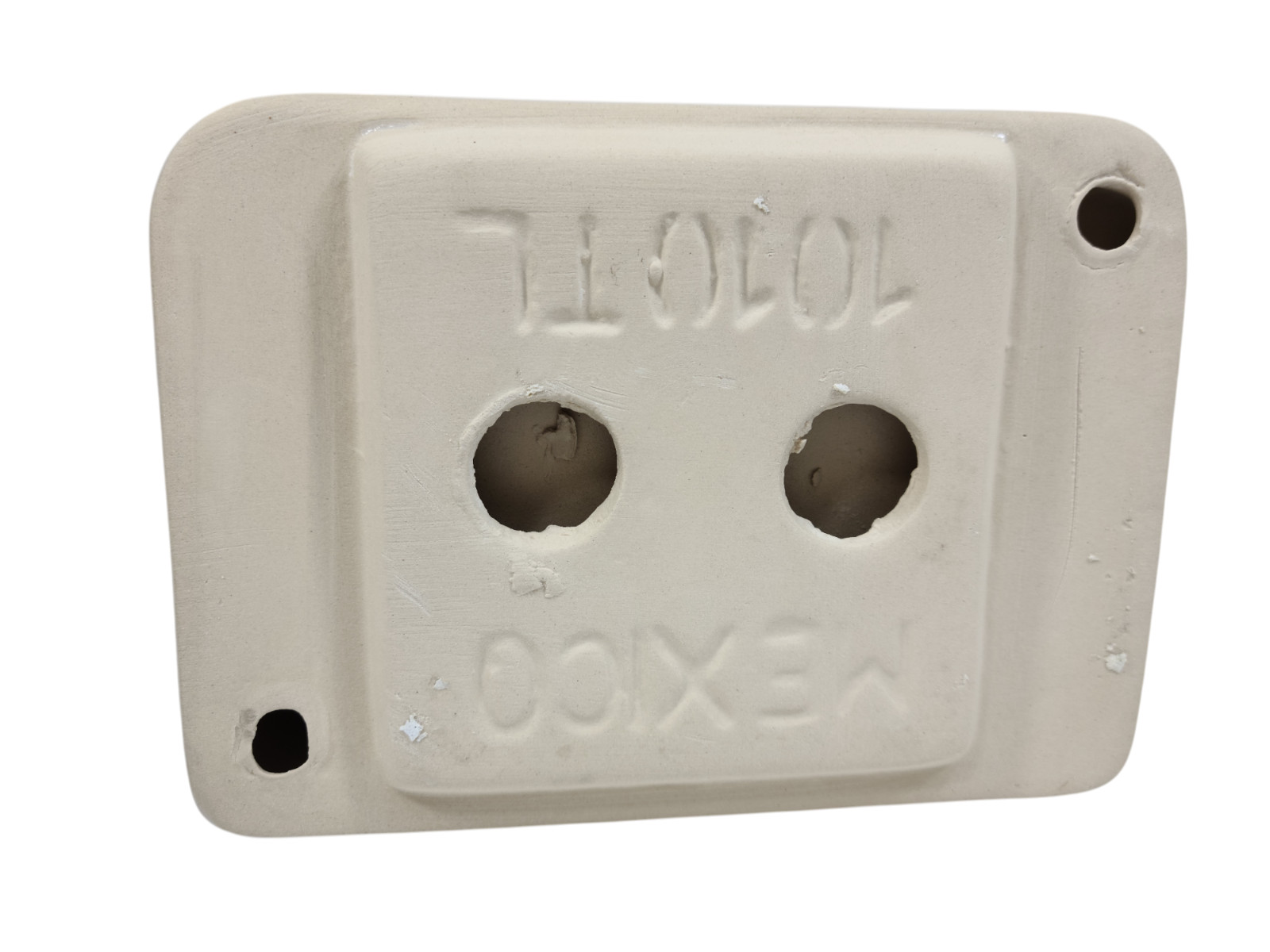 Vintage White Ceramic Soap Dish Shower Tray Holder Mid Century Modern Retro