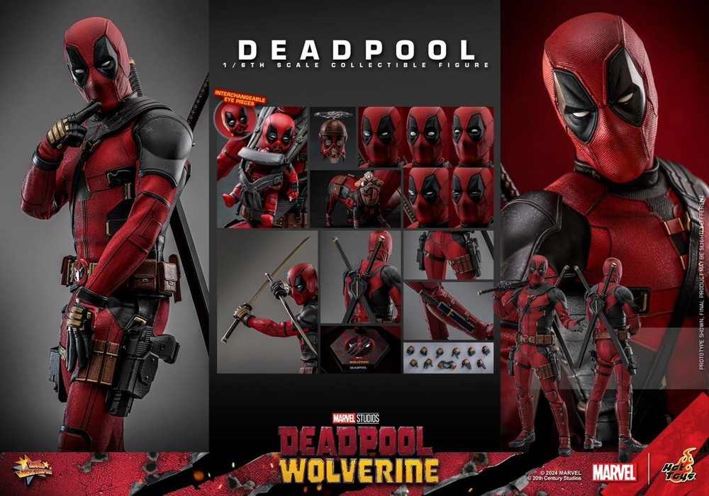 1/6 Scale Action Figure Acrylic Stand Deadpool