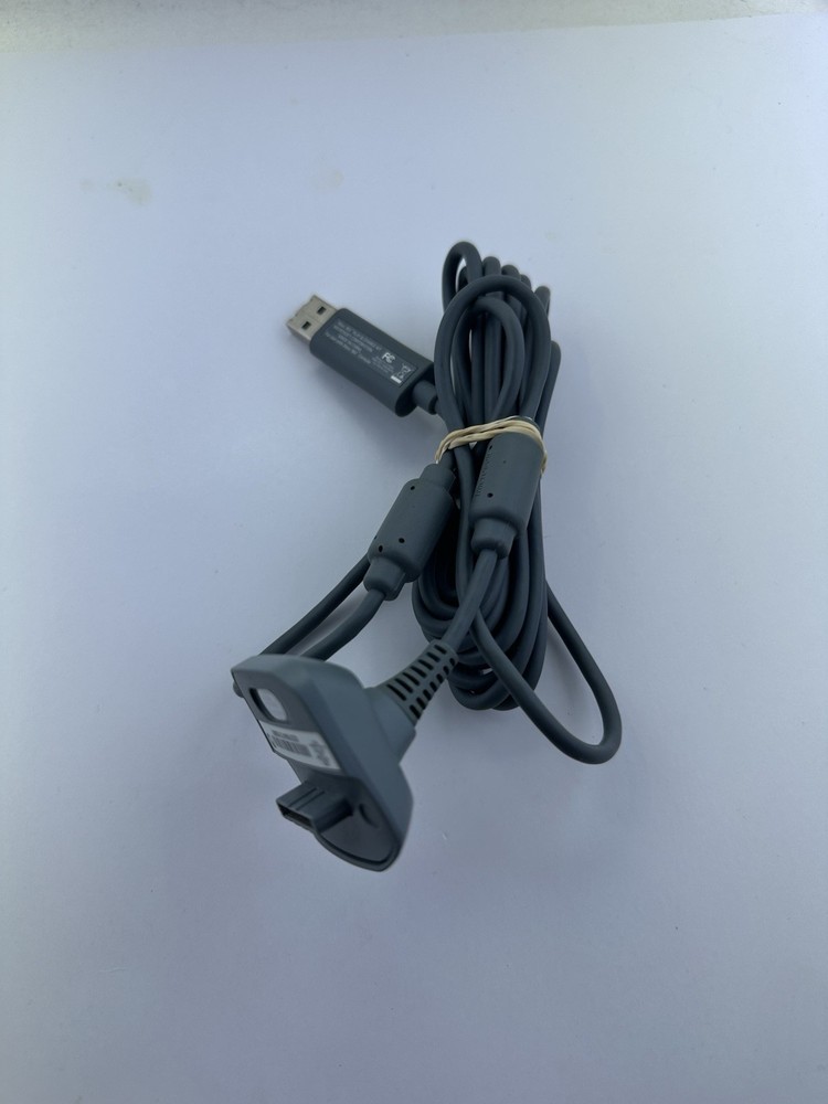 Microsoft Xbox 360 Game Controller USB Charging Cable Charger Cord OEM Gray
