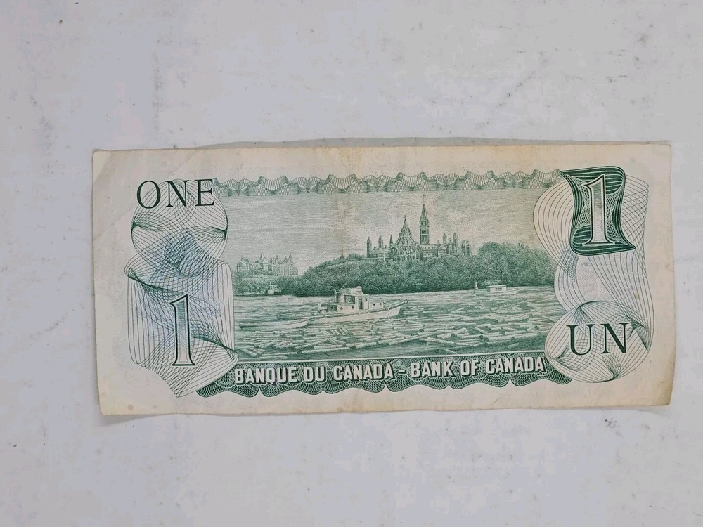 1973 CANADA 1 ONE DOLLAR BILL BANK NOTE BU