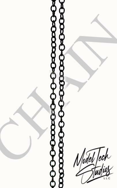 HO Scale Structures CHAIN Pack, 12 inch length for 1/87 scale detailing