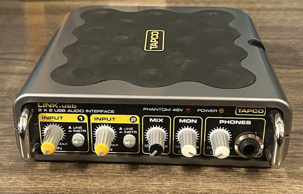 TAPCO Link Firewire 4x6 audio interface 2 Inputs, Fully Tested With Power Supply