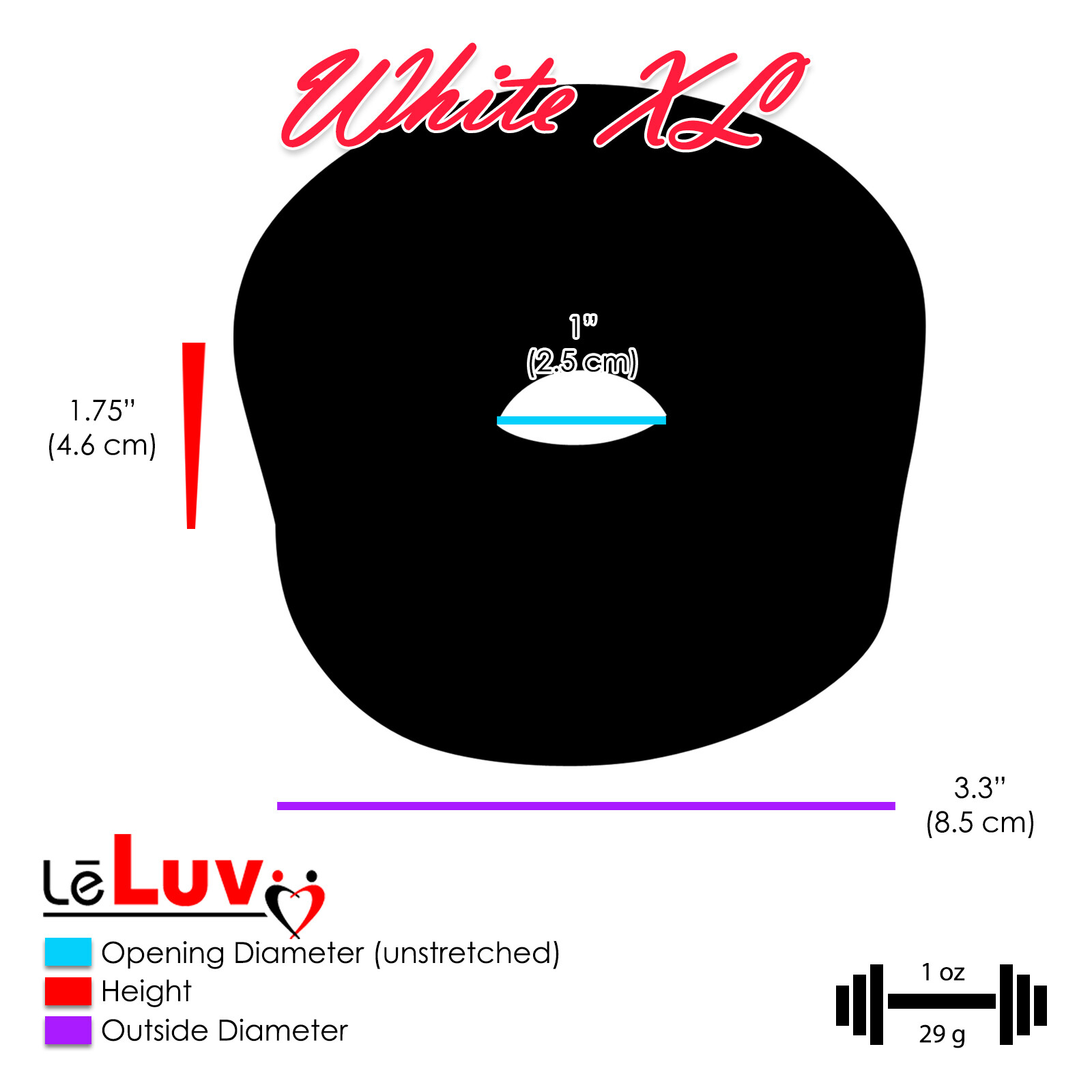 LeLuv Silicone Vacuum Seals for 1.35"-5.0" Penis Pump Cylinders | Many Options