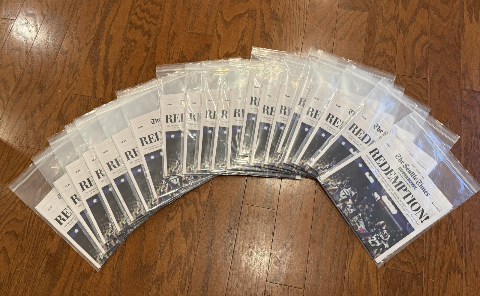 The Seattle Times Newspaper - Seahawks Super Bowl Redemption 2/9/2026 - NEW