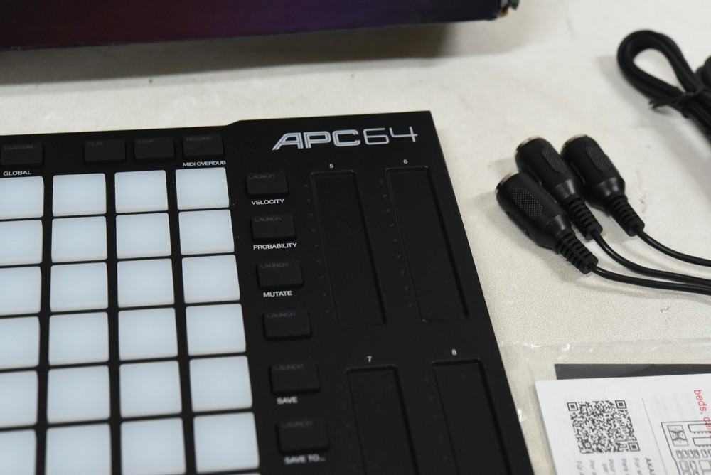 AKAI Professional APC64 Ableton MIDI Controller with Sequencer & Touchstrips